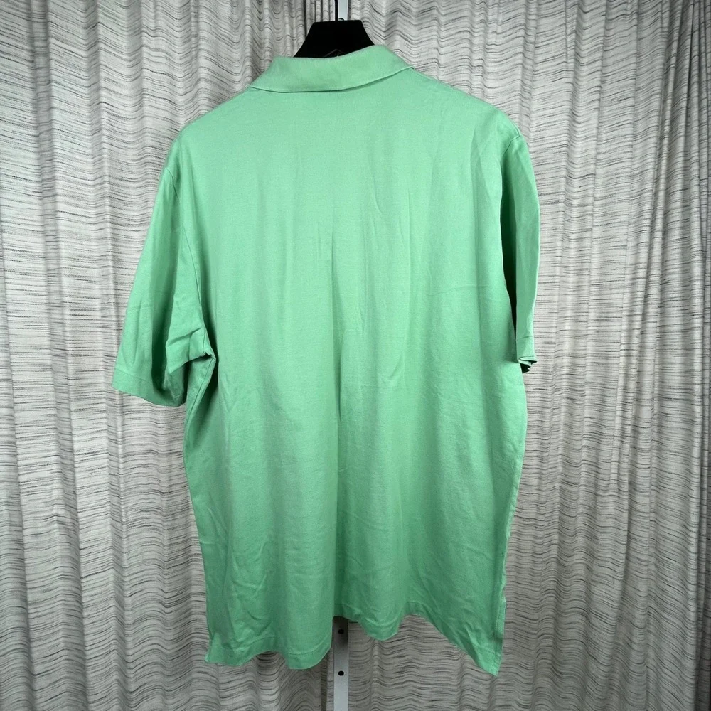 Polo Golf Ralph Lauren Mens Pima Cotton Polo Shirt Green DGC‎ 1898 Large